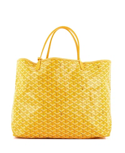 Pre-owned Pre-owned Goyard  Goyard Gm Saint Louis Tote Coated Canvas In Yellow