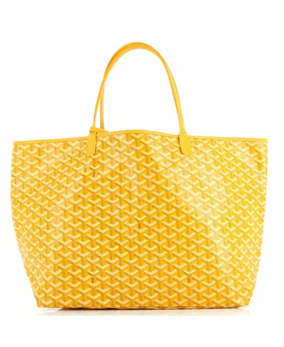 Pre-owned Pre-owned Goyard  Goyard Gm Saint Louis Tote Coated Canvas In Yellow
