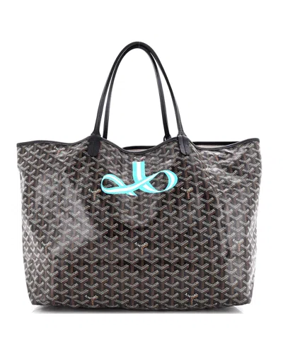 Pre-owned Pre-owned Goyard  Goyard Gm Saint Louis Tote Printed Coated Canvas