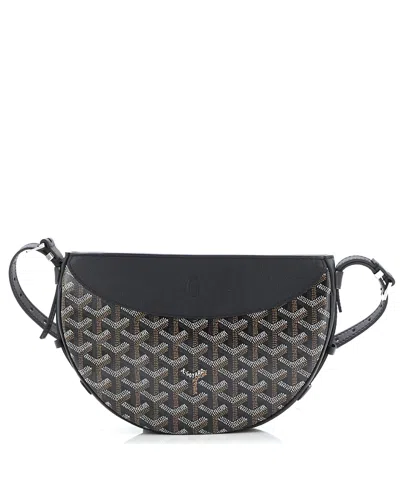 Pre-owned Pre-owned Goyard  Goyard Hirondelle Shoulder Bag Coated Canvas And Leather