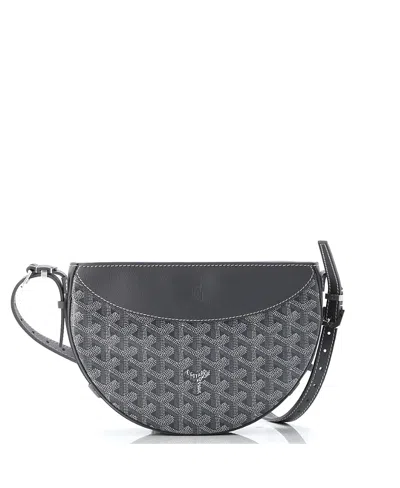 Pre-owned Pre-owned Goyard  Goyard Hirondelle Shoulder Bag Coated Canvas And Leather