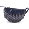 Pre-owned Goyard  Goyard Hirondelle Shoulder Bag Coated Canvas And Leather In Orange