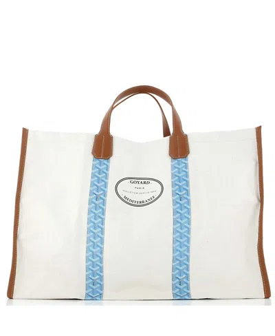 Pre-owned Pre-owned Goyard  Goyard Mediterranee Saint-tropez Reversible Tote Coated Canvas