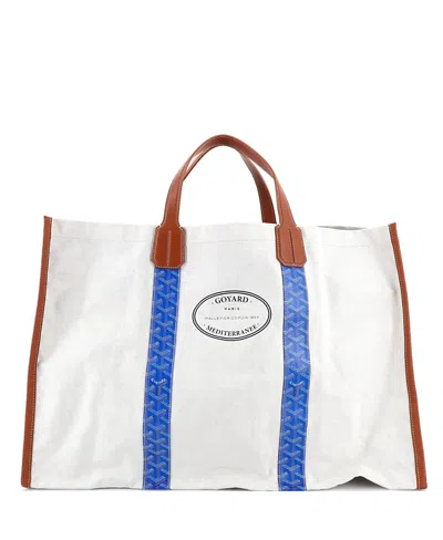 Pre-owned Pre-owned Goyard  Goyard Mediterranee Saint-tropez Reversible Tote Coated Canvas