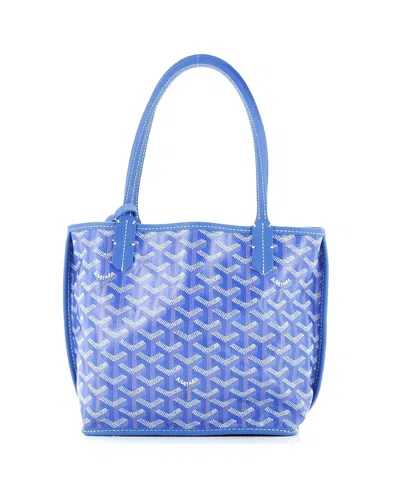 Pre-owned Pre-owned Goyard  Goyard Mini Anjou Reversible Tote Coated Canvas
