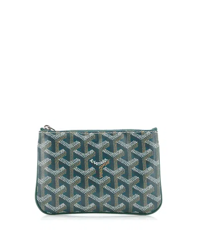 Pre-owned Pre-owned Goyard  Goyard Mini Senat Zip Pouch Coated Canvas
