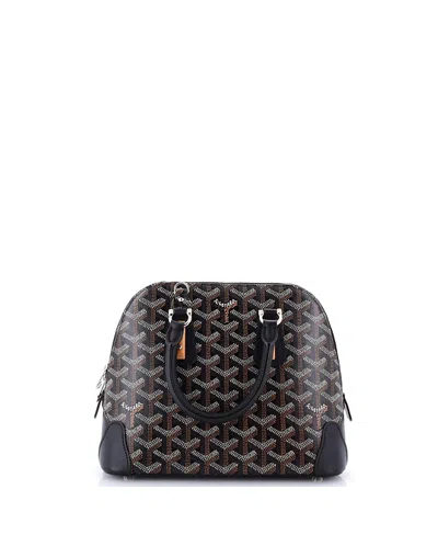 Pre-owned Pre-owned Goyard  Goyard Mini Vendome Bag Coated Canvas In Black