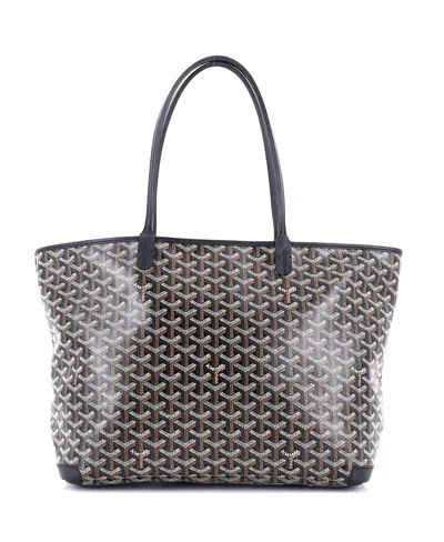 Pre-owned Pre-owned Goyard  Goyard Mm Artois Tote Coated Canvas In Black