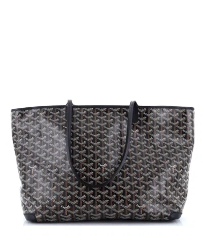 Pre-owned Pre-owned Goyard  Goyard Mm Artois Tote Coated Canvas In Black