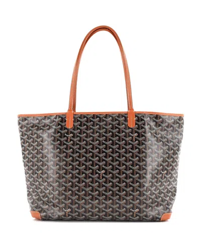 Pre-owned Pre-owned Goyard  Goyard Mm Artois Tote Coated Canvas In Black