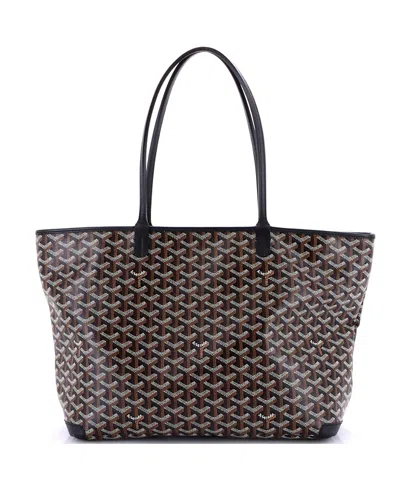 Pre-owned Pre-owned Goyard  Goyard Mm Artois Tote Coated Canvas In Black