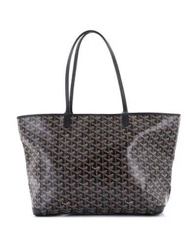 Pre-owned Pre-owned Goyard  Goyard Mm Artois Tote Coated Canvas In Black