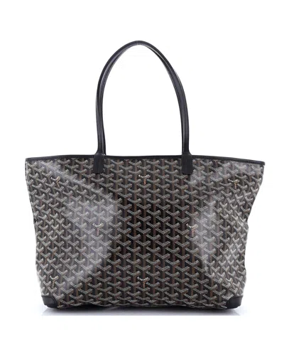 Pre-owned Pre-owned Goyard  Goyard Mm Artois Tote Coated Canvas In Black