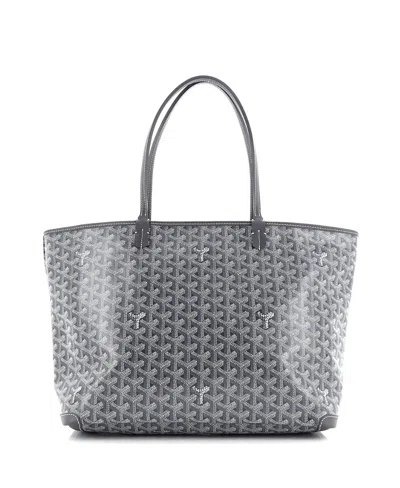 Pre-owned Pre-owned Goyard  Goyard Mm Artois Tote Coated Canvas In Gray