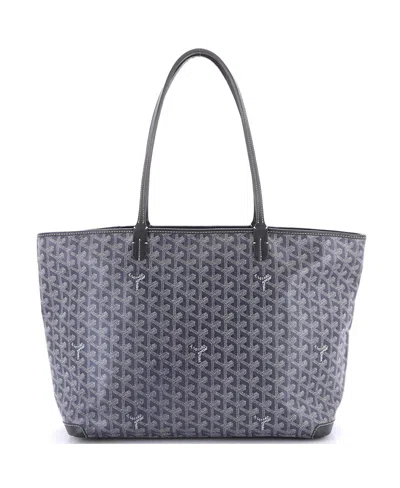 Pre-owned Pre-owned Goyard  Goyard Mm Artois Tote Coated Canvas In Gray