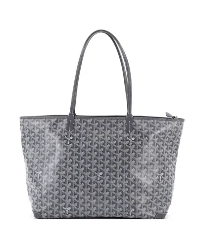 Pre-owned Pre-owned Goyard  Goyard Mm Artois Tote Coated Canvas In Gray