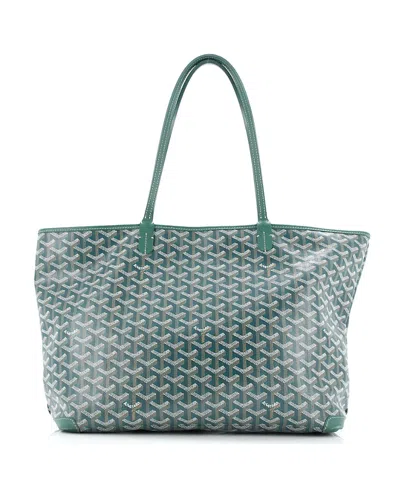 Pre-owned Pre-owned Goyard  Goyard Mm Artois Tote Coated Canvas In Green