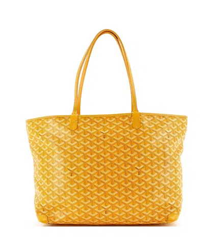 Pre-owned Pre-owned Goyard  Goyard Mm Artois Tote Coated Canvas In Yellow