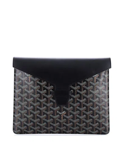 Pre-owned Pre-owned Goyard  Goyard Mm Camondo Horizontal Clutch Ii Coated Canvas