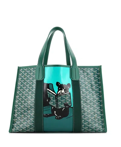 Pre-owned Pre-owned Goyard  Goyard Mm Villette Tote Printed Coated Canvas