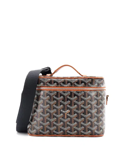 Pre-owned Pre-owned Goyard  Goyard Muse Vanity Case Coated Canvas In Brown