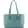 Pre-owned Goyard  Goyard Okinawa Bag Coated Canvas Gm In Green