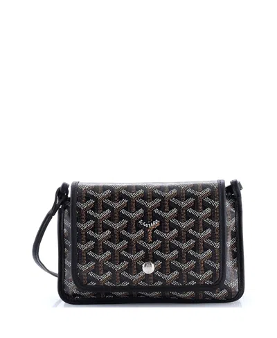 Pre-owned Pre-owned Goyard  Goyard Plumet Clutch Wallet Coated Canvas In Black