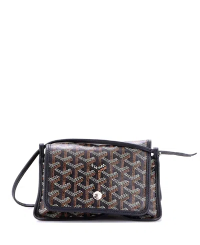 Pre-owned Pre-owned Goyard  Goyard Plumet Clutch Wallet Coated Canvas In Black