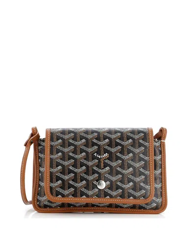 Pre-owned Pre-owned Goyard  Goyard Plumet Clutch Wallet Coated Canvas In Brown