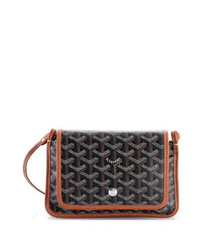 Pre-owned Pre-owned Goyard  Goyard Plumet Clutch Wallet Coated Canvas In Brown