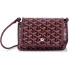 Pre-owned Goyard  Goyard Plumet Clutch Wallet Coated Canvas In Red