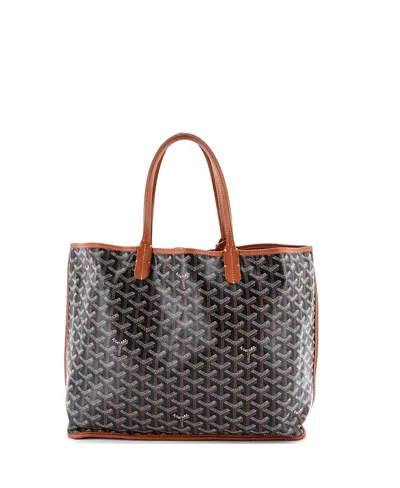 Pre-owned Pre-owned Goyard  Goyard Pm Anjou Reversible Tote Coated Canvas In Brown
