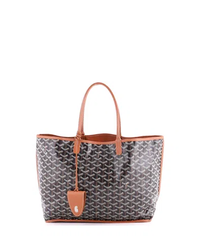 Pre-owned Pre-owned Goyard  Goyard Pm Anjou Reversible Tote Coated Canvas In Brown