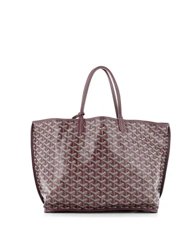 Pre-owned Pre-owned Goyard  Goyard Pm Anjou Reversible Tote Coated Canvas In Red