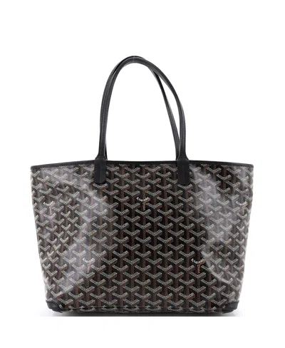 Pre-owned Pre-owned Goyard  Goyard Pm Artois Tote Coated Canvas In Black
