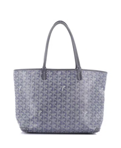 Pre-owned Pre-owned Goyard  Goyard Pm Artois Tote Coated Canvas In Gray