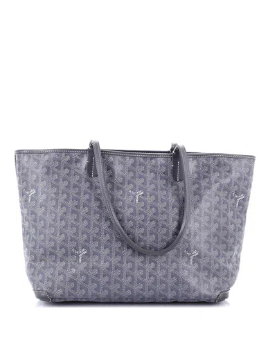 Pre-owned Pre-owned Goyard  Goyard Pm Artois Tote Coated Canvas In Gray