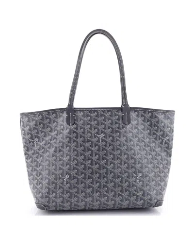 Pre-owned Pre-owned Goyard  Goyard Pm Artois Tote Coated Canvas In Gray