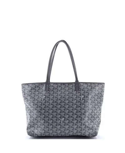 Pre-owned Pre-owned Goyard  Goyard Pm Artois Tote Coated Canvas In Gray