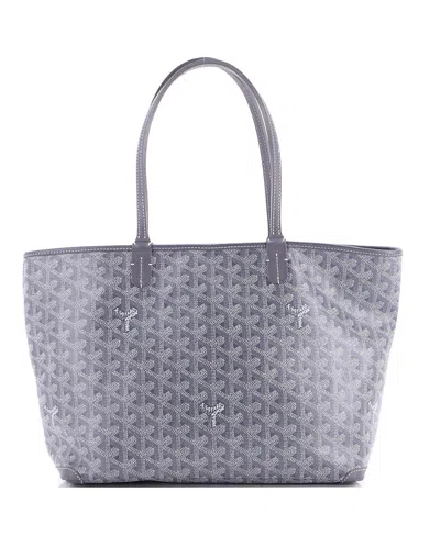 Pre-owned Pre-owned Goyard  Goyard Pm Artois Tote Coated Canvas In Gray
