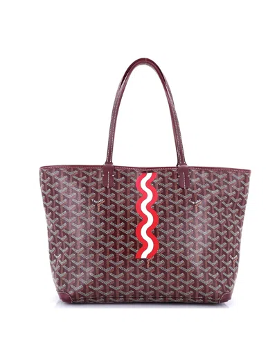 Pre-owned Pre-owned Goyard  Goyard Pm Artois Tote Printed Coated Canvas