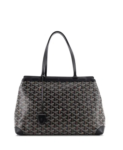 Pre-owned Pre-owned Goyard  Goyard Pm Bellechasse Bag Coated Canvas In Black