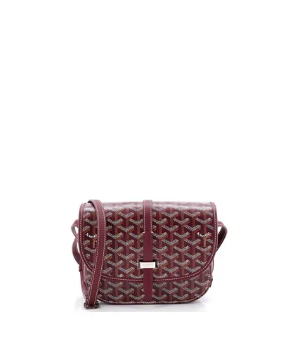 Pre-owned Pre-owned Goyard  Goyard Pm Belvedere Ii Messenger Bag Coated Canvas In Gold