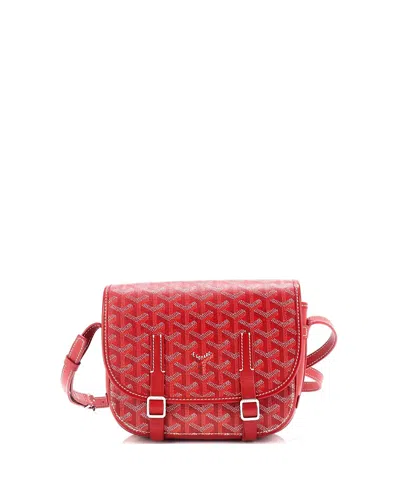 Pre-owned Pre-owned Goyard  Goyard Pm Belvedere Messenger Bag Coated Canvas