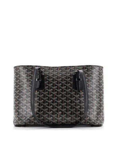 Pre-owned Pre-owned Goyard  Goyard Pm Okinawa Bag Coated Canvas In Black