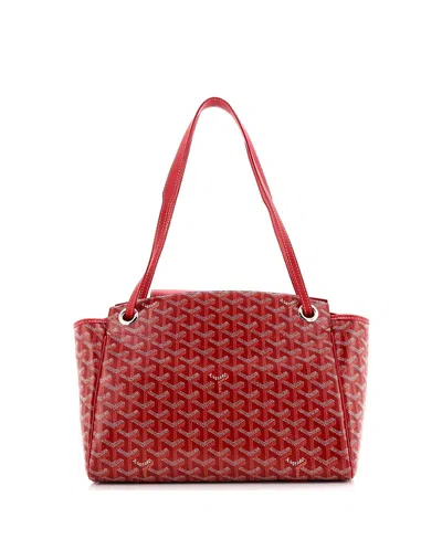 Pre-owned Pre-owned Goyard  Goyard Pm Rouette Bag Coated Canvas
