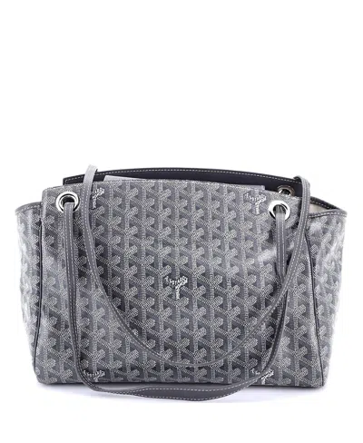 Pre-owned Pre-owned Goyard  Goyard Pm Rouette Bag Coated Canvas