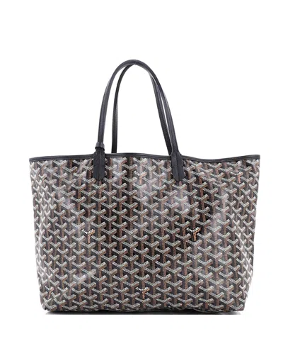 Pre-owned Pre-owned Goyard  Goyard Pm Saint Louis Tote Coated Canvas In Black