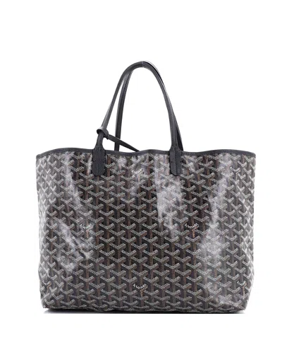 Pre-owned Pre-owned Goyard  Goyard Pm Saint Louis Tote Coated Canvas In Black
