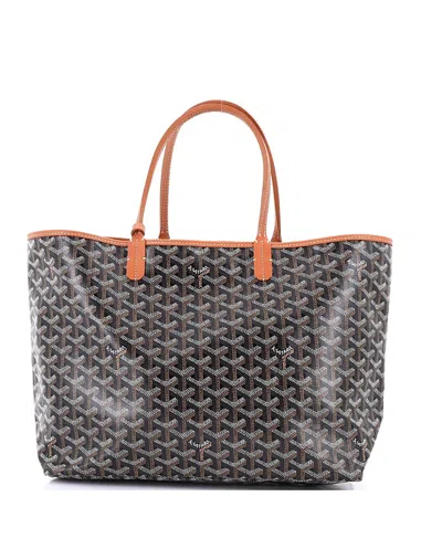 Pre-owned Pre-owned Goyard  Goyard Pm Saint Louis Tote Coated Canvas In Black